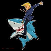 Donald Trump Shark President Coaster thumb 2