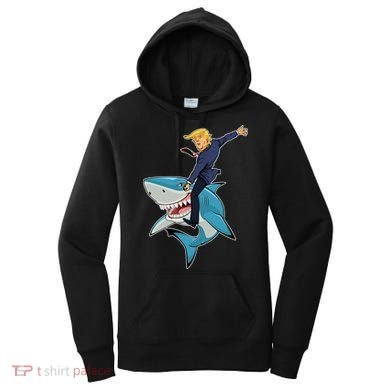 Donald Trump Shark President Women's Hoodie
