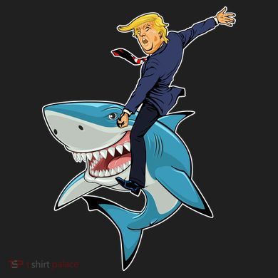 Donald Trump Shark President Tumbler