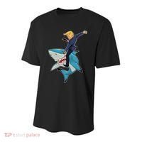 Donald Trump Shark President Youth Performance Sprint T-Shirt thumb 0