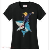 Donald Trump Shark President Women's Cooling Performance Crew T-Shirt thumb 0