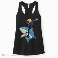 Donald Trump Shark President Women's Tank Top thumb 0