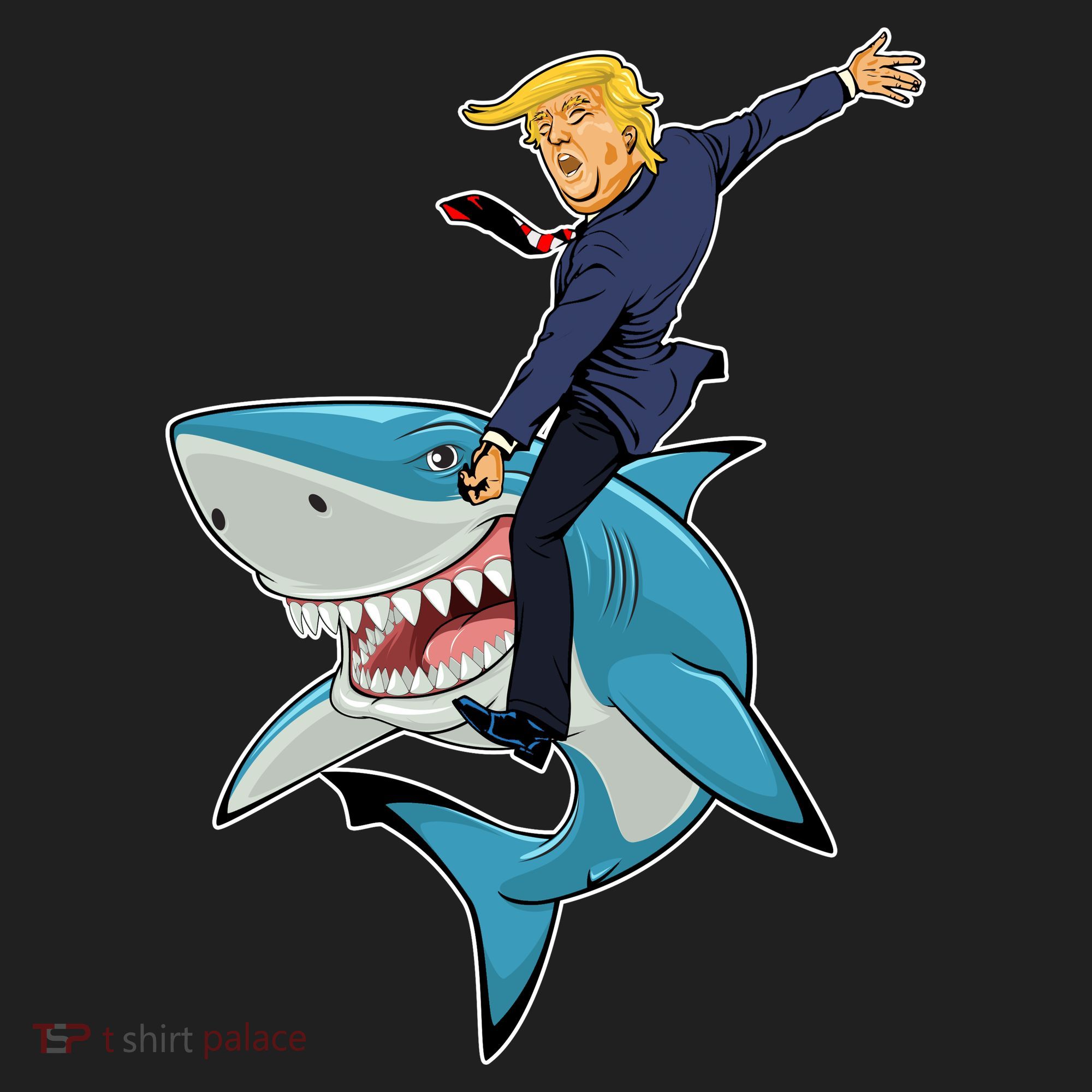 Donald Trump Shark President Hat