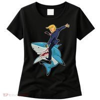 Donald Trump Shark President Women's T-Shirt thumb 0