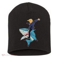Donald Trump Shark President Short Acrylic Beanie thumb 0