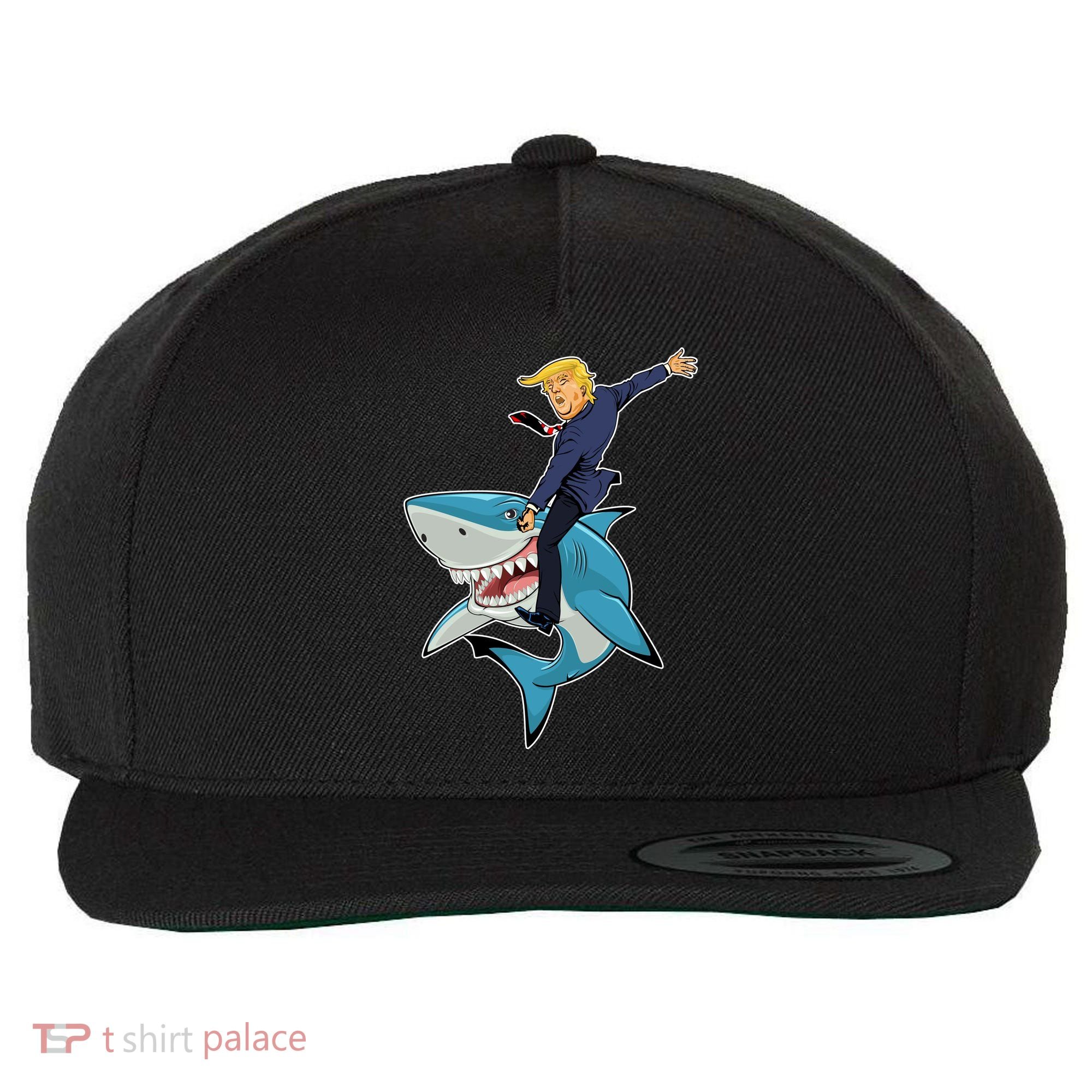 Donald Trump Shark President Wool Snapback Cap