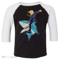 Donald Trump Shark President Toddler Fine Jersey T-Shirt thumb 0