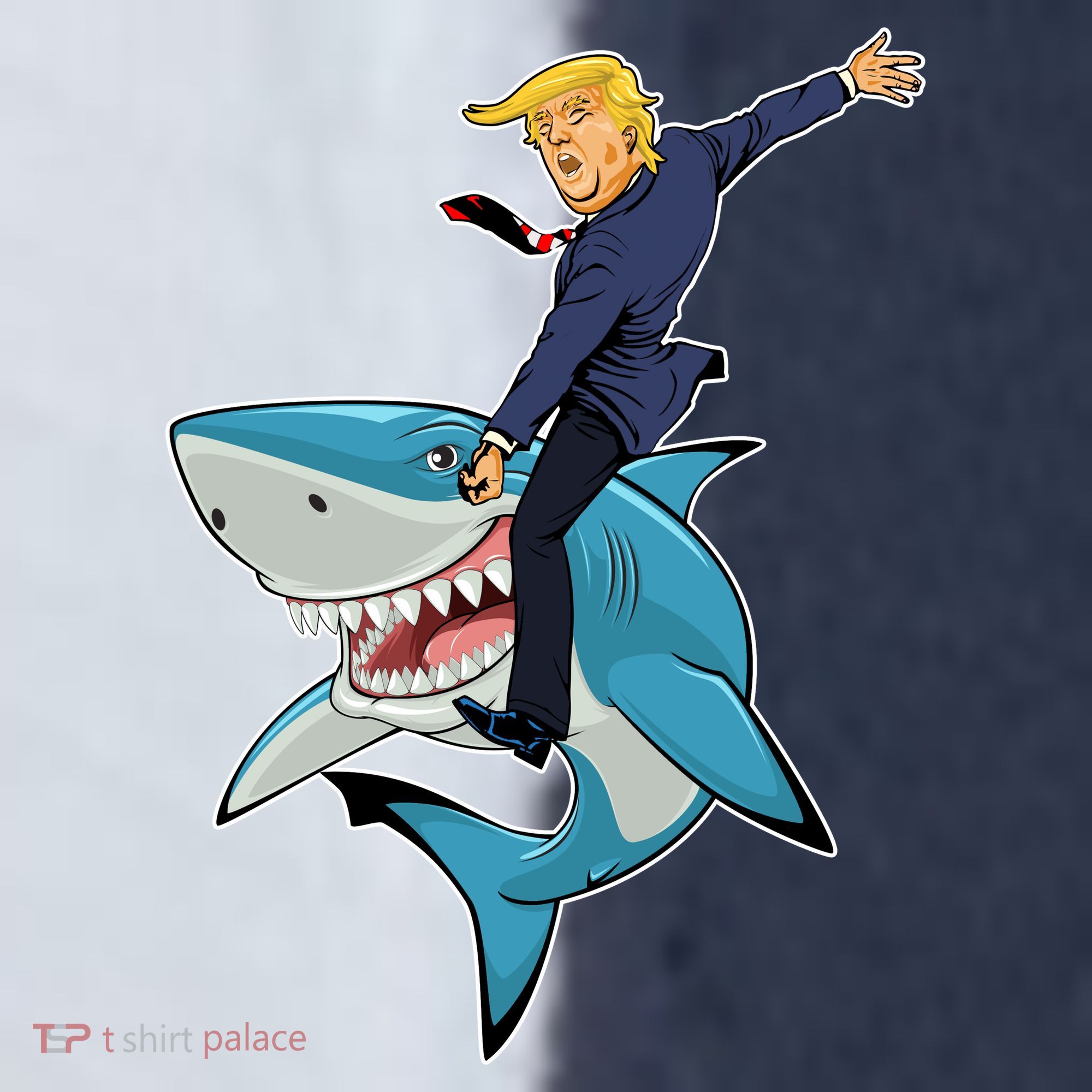 Donald Trump Shark President Sport-Tek Competitor United Soccer Jersey