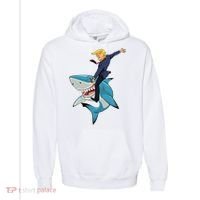 Donald Trump Shark President Comfort Colors Garment-Dyed Hooded Sweatshirt thumb 0