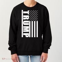 Donald Trump Simple Flag Women's Sweatshirt thumb 0