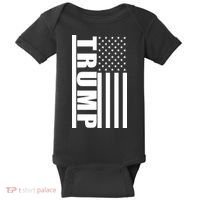 Donald Trump Simple Flag Baby Bodysuit thumb 0