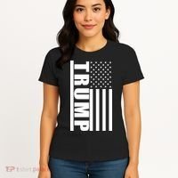 Donald Trump Simple Flag Women's T-Shirt thumb 4