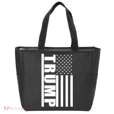Donald Trump Simple Flag Tote Bag