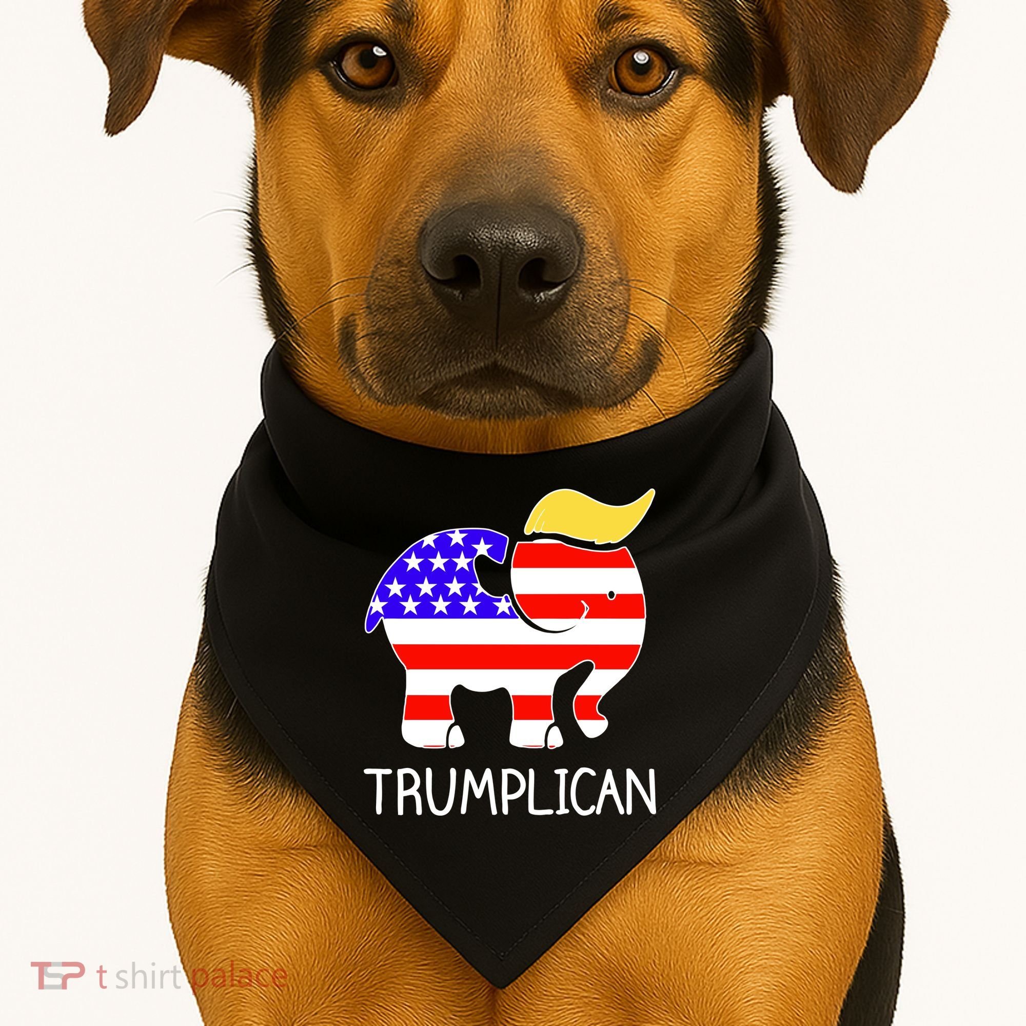 Donald Trump Trumplican 2020 Election USA-Made Doggie Bandana