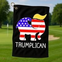 Donald Trump Trumplican 2020 Election Golf Towel thumb 1