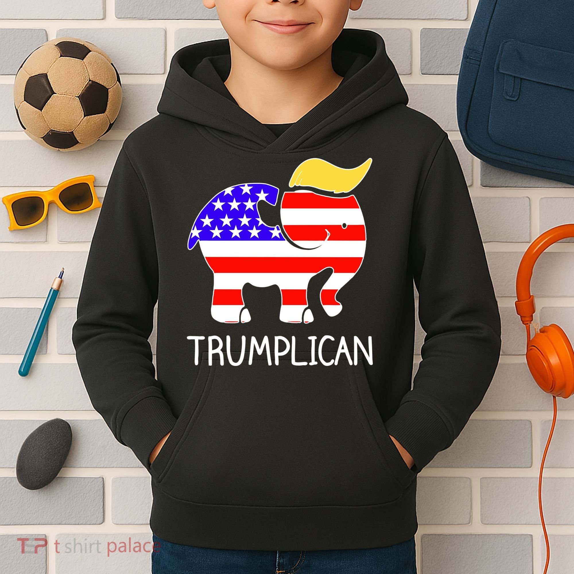 Donald Trump Trumplican 2020 Election Kids Hoodie