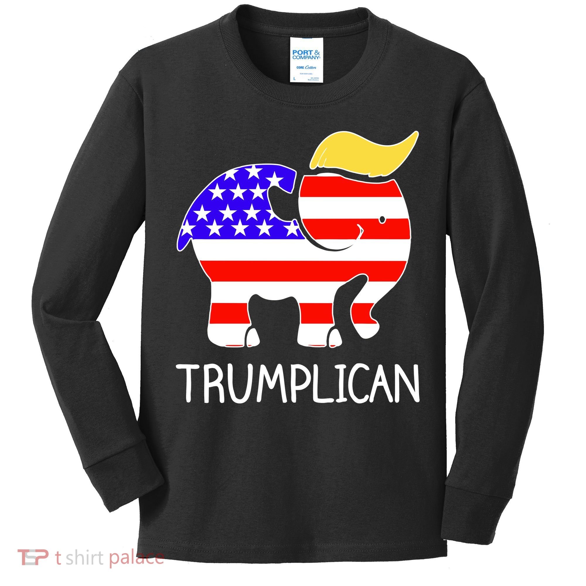 Donald Trump Trumplican 2020 Election Kids Long Sleeve Shirt