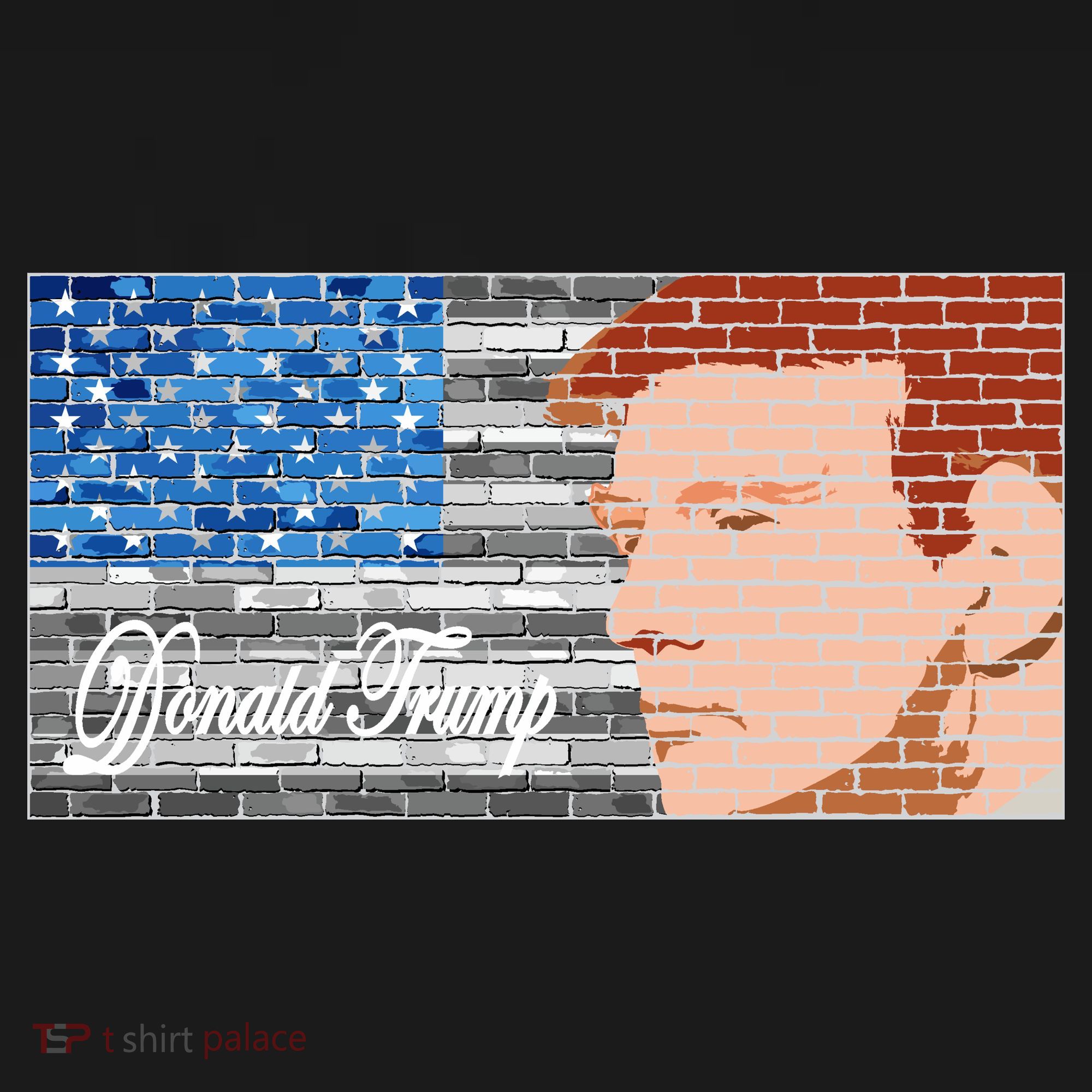 Donald Trump United States Flag Abstract President Women's Hoodie