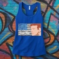 Donald Trump United States Flag Abstract President Women's Tank Top thumb 3