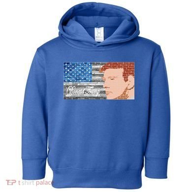 Donald Trump United States Flag Abstract President Toddler Hoodie