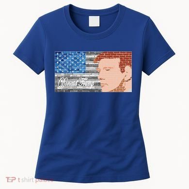 Donald Trump United States Flag Abstract President Women's T-Shirt