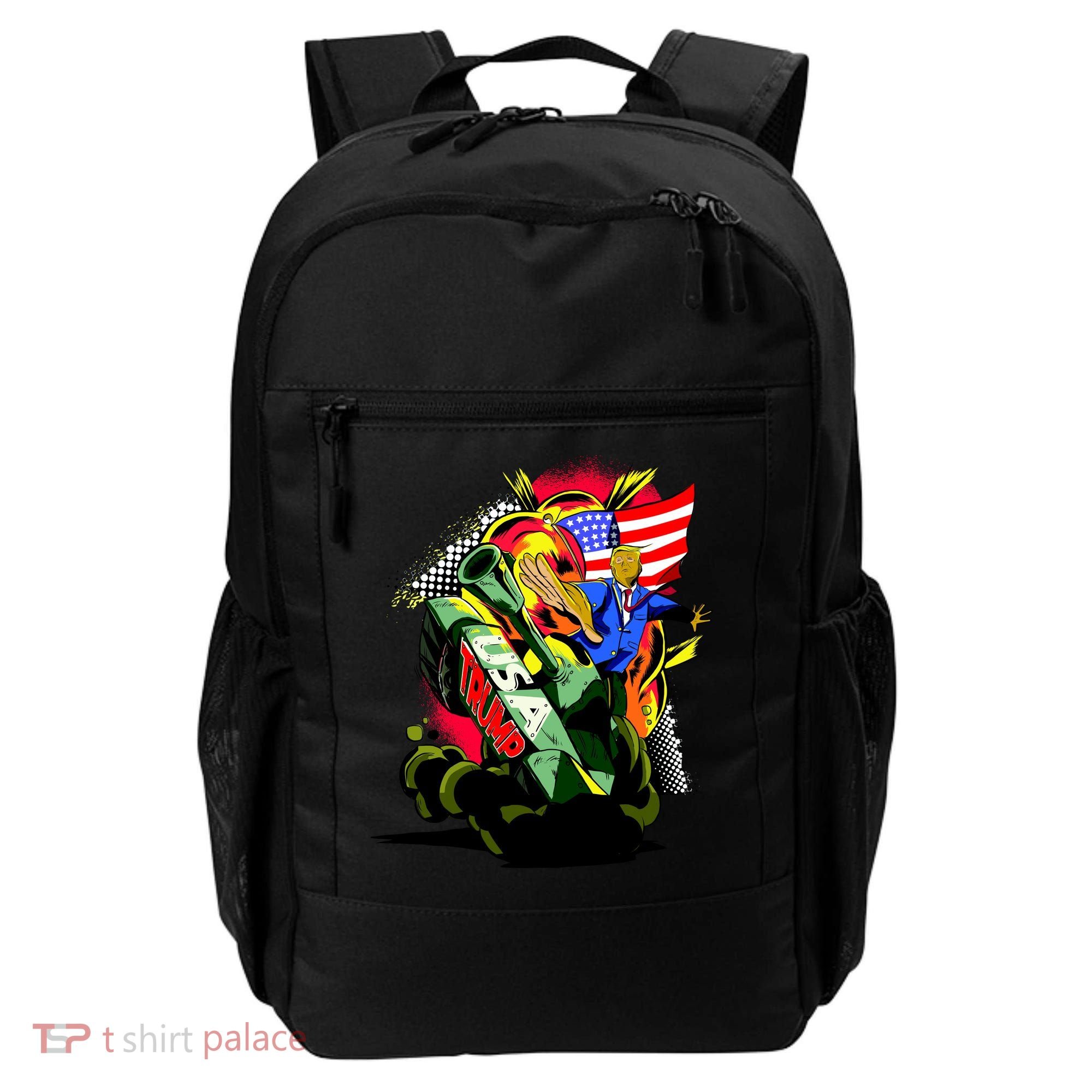 Donald Trump USA Army Tank 2020 President Backpack