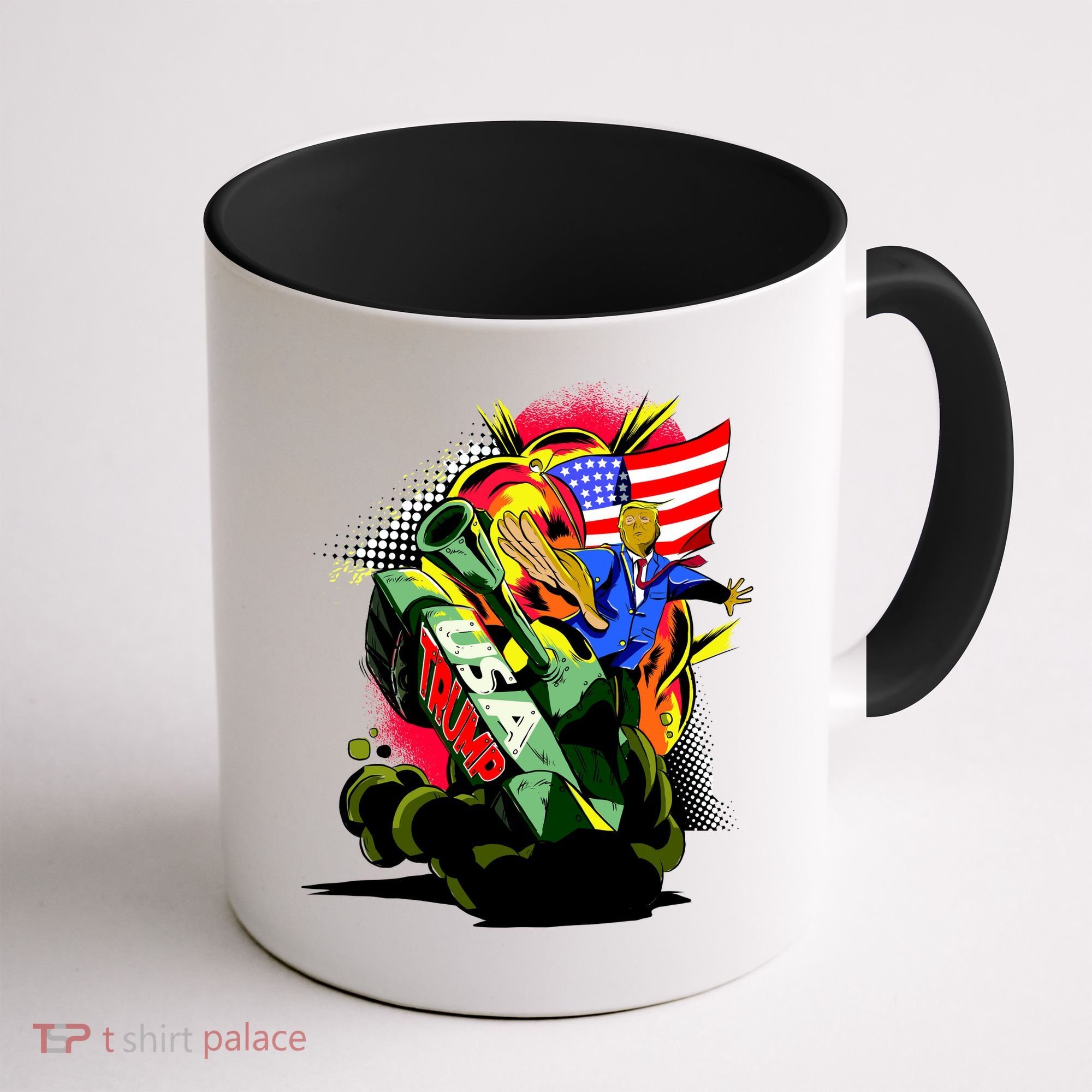 Donald Trump USA Army Tank 2020 President Coffee Mug