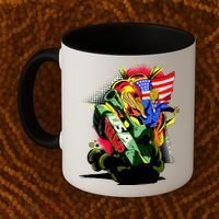Donald Trump USA Army Tank 2020 President Coffee Mug thumb 2