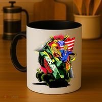 Donald Trump USA Army Tank 2020 President Coffee Mug thumb 4