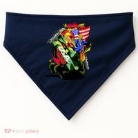 Donald Trump USA Army Tank 2020 President USA-Made Doggie Bandana thumb 0