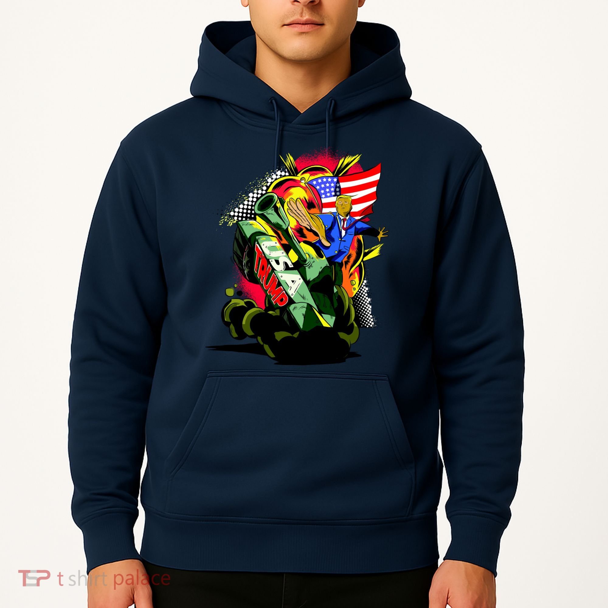Donald Trump USA Army Tank 2020 President Hoodie