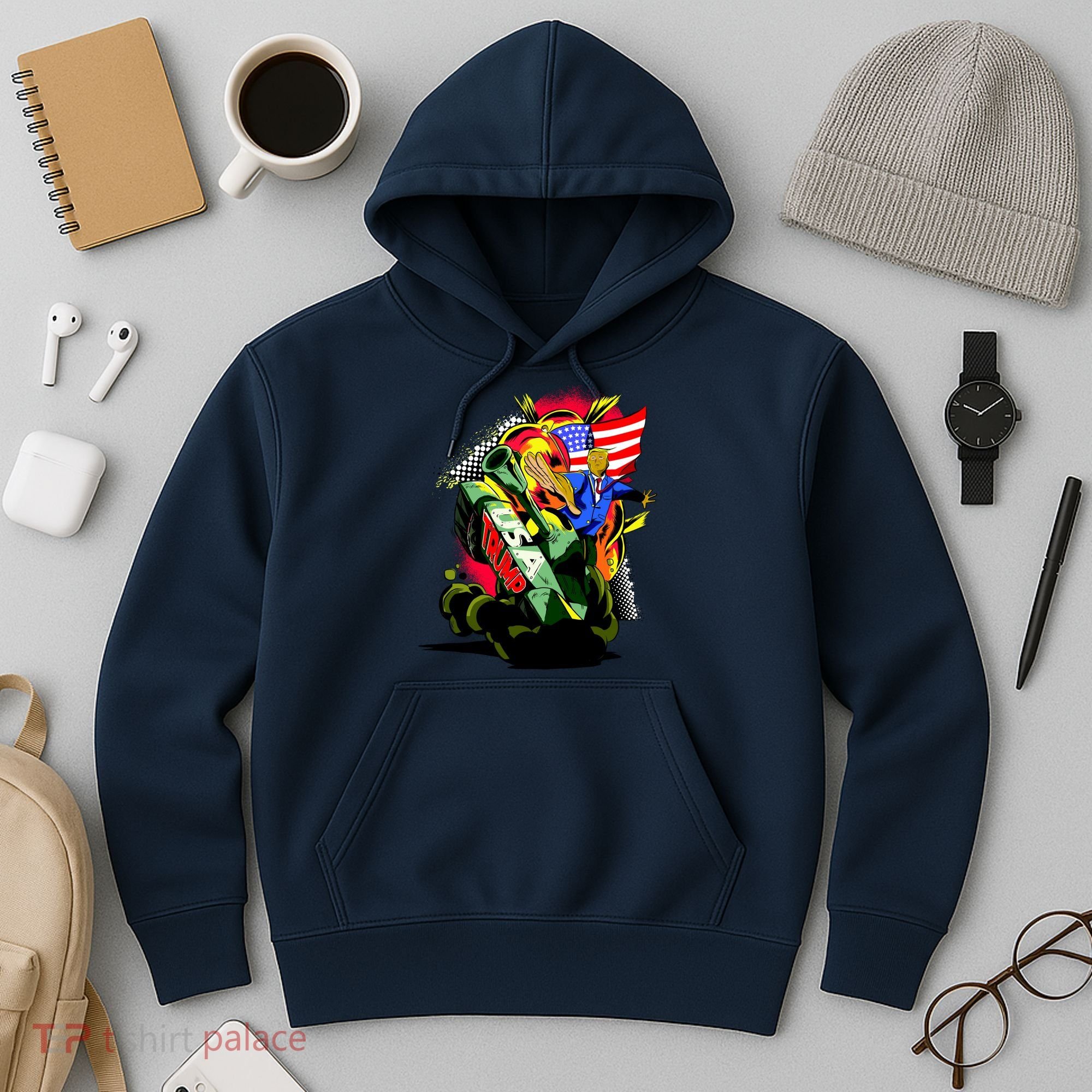 Donald Trump USA Army Tank 2020 President Hoodie