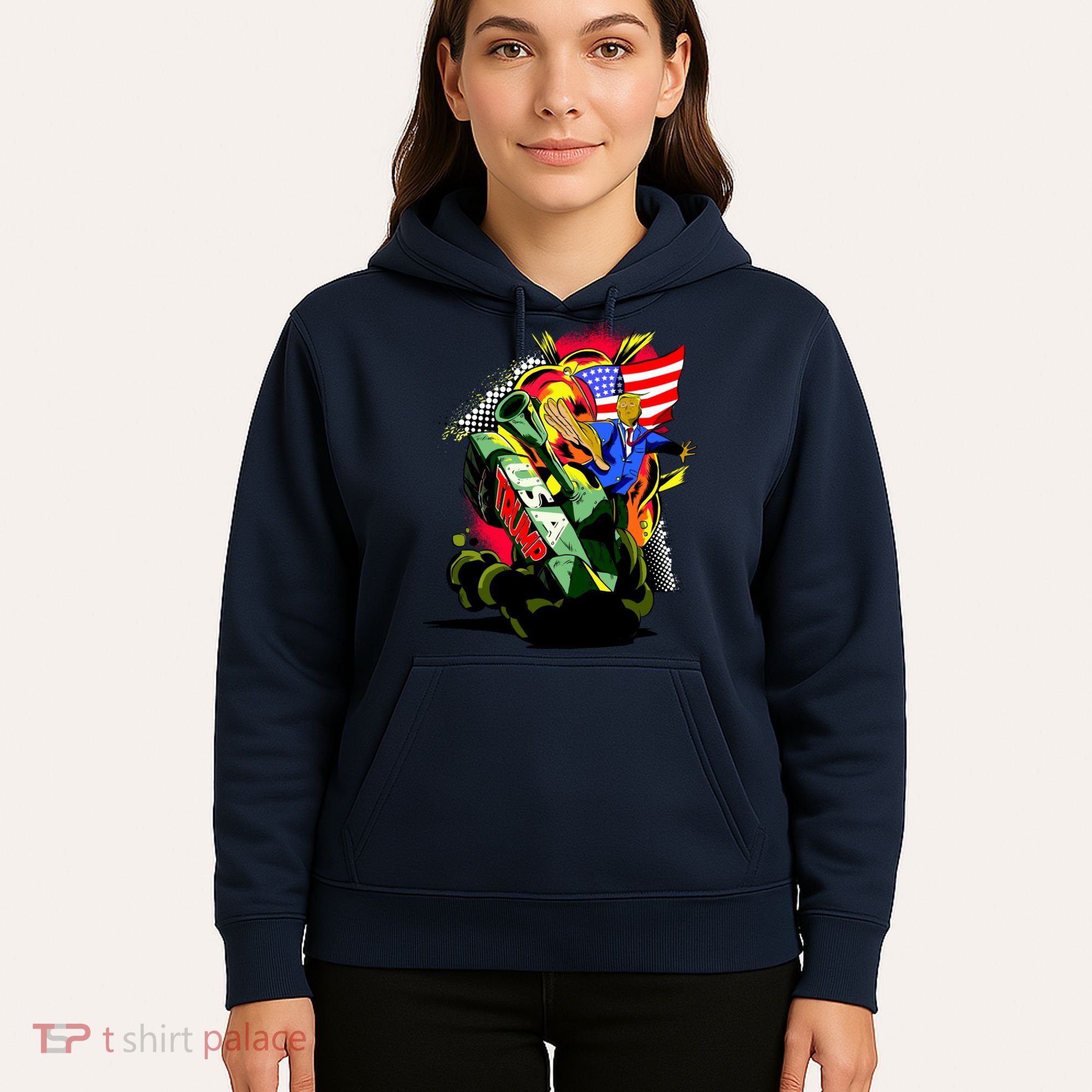Donald Trump USA Army Tank 2020 President Hoodie