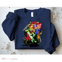 Donald Trump USA Army Tank 2020 President Sweatshirt thumb 2