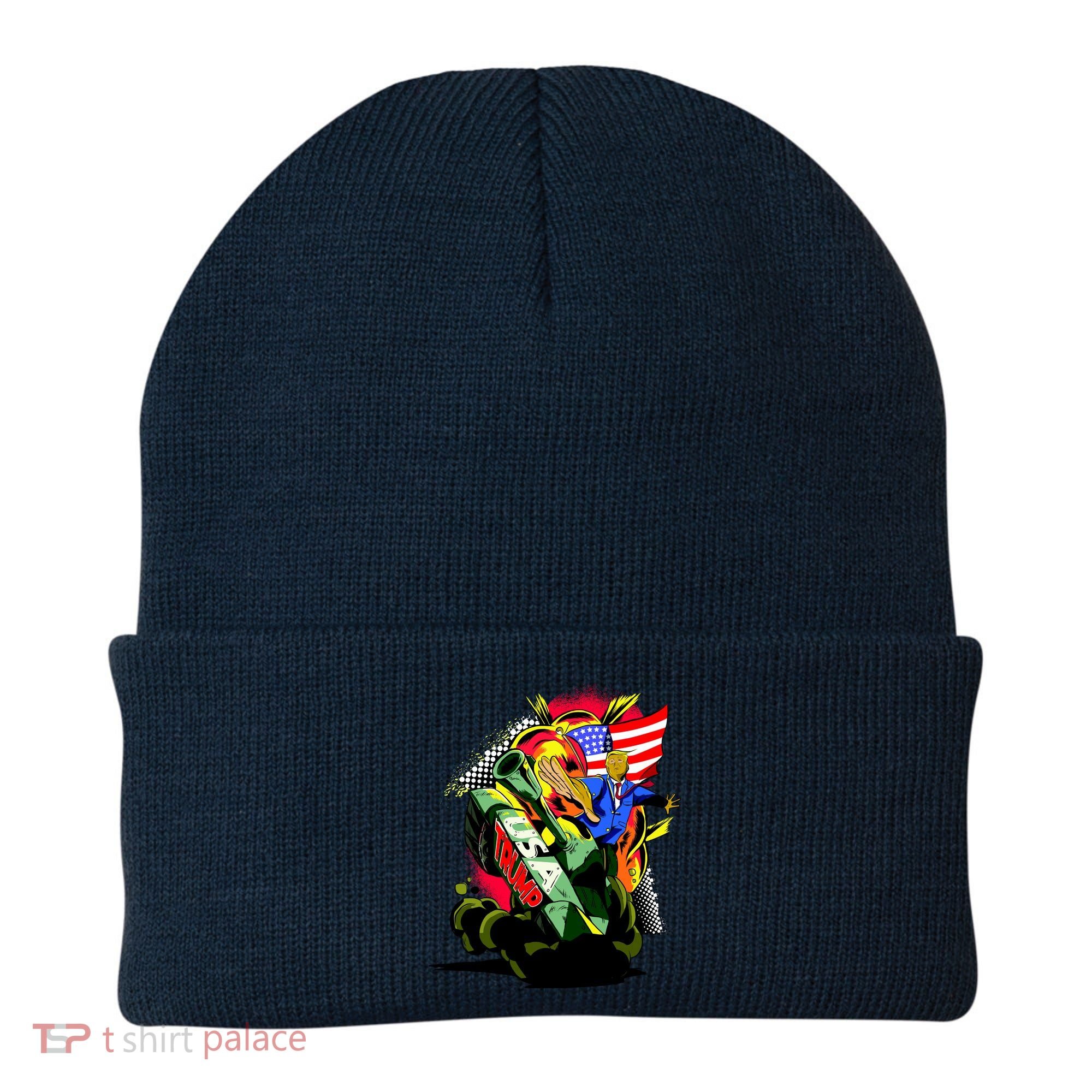 Donald Trump USA Army Tank 2020 President Beanie