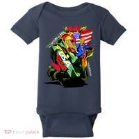 Donald Trump USA Army Tank 2020 President Baby Bodysuit thumb 0