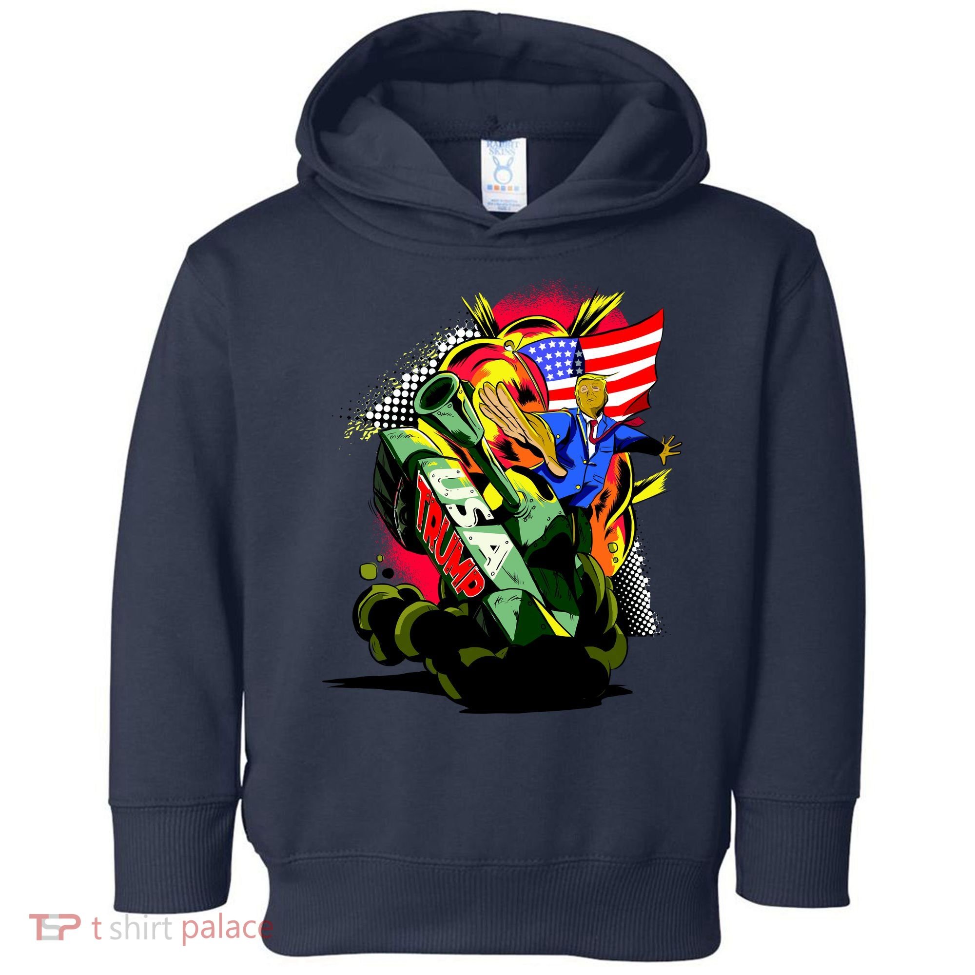 Donald Trump USA Army Tank 2020 President Toddler Hoodie
