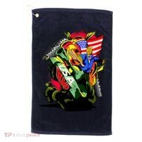 Donald Trump USA Army Tank 2020 President Golf Towel thumb 0