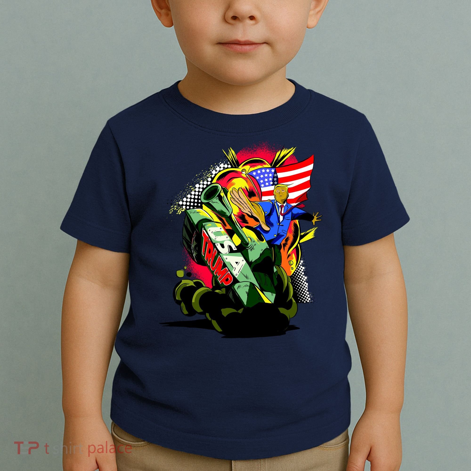 Donald Trump USA Army Tank 2020 President Toddler T-Shirt