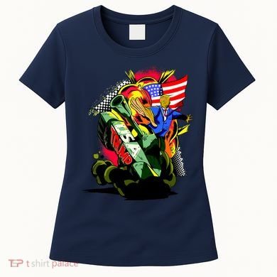 Donald Trump USA Army Tank 2020 President Women's T-Shirt
