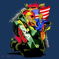 Donald Trump USA Army Tank 2020 President Women's T-Shirt thumb 6