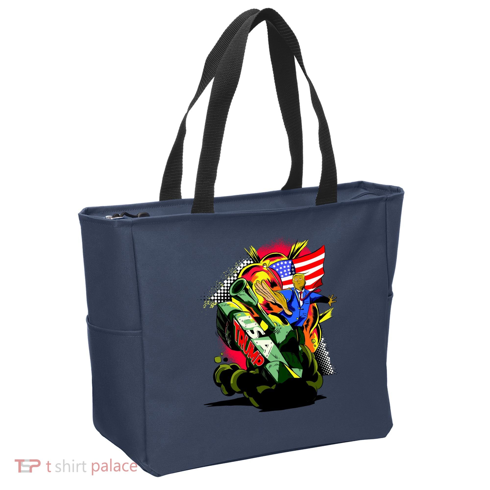 Donald Trump USA Army Tank 2020 President Tote Bag