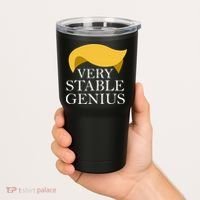 Donald Trump Very Stable Genius Tumbler thumb 2