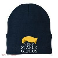 Donald Trump Very Stable Genius Beanie thumb 0