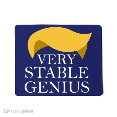 Donald Trump Very Stable Genius Mousepad