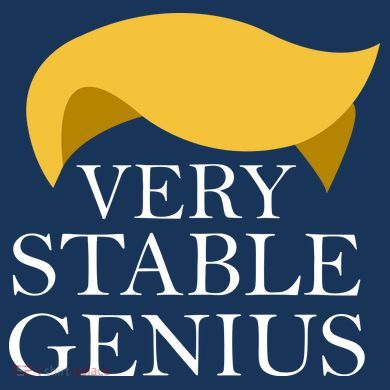 Donald Trump Very Stable Genius Youth Performance Sprint T-Shirt