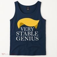 Donald Trump Very Stable Genius Tank Top thumb 2