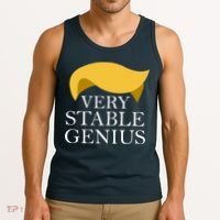 Donald Trump Very Stable Genius Tank Top thumb 3