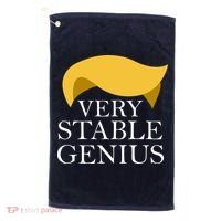 Donald Trump Very Stable Genius Golf Towel thumb 0