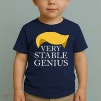 Donald Trump Very Stable Genius Toddler T-Shirt thumb 2
